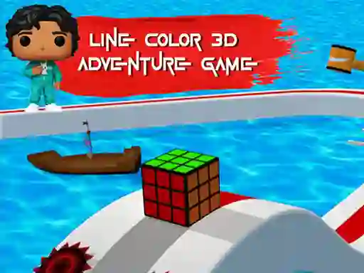 Line Color 3d Adventure Game — free online game