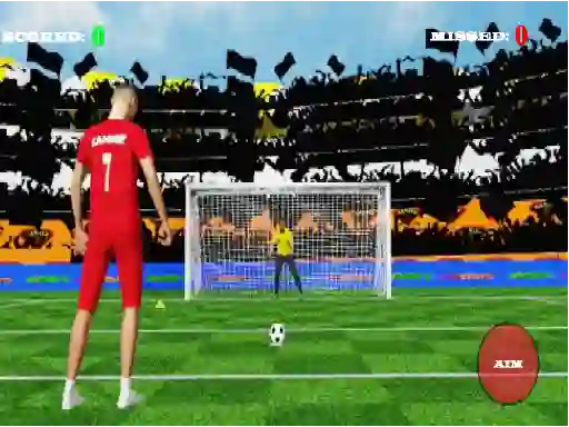 Football soccer penalties — free online game