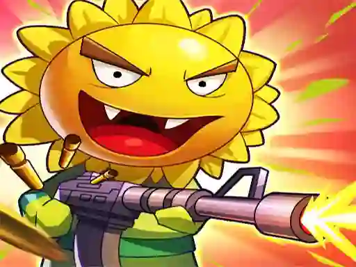 Zombies Gun War Of Plants Evolution — free online game