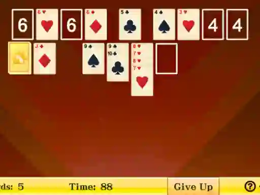 Above and Below Solitaire — free online game