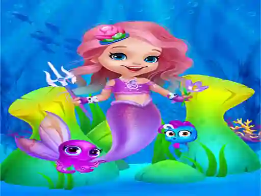 Cute Mermaid Girl Dress Up  — free online game