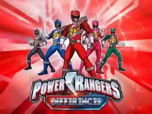 Power Rangers Differences — free online game