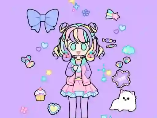 Hra Pastel Girl Dress Up
