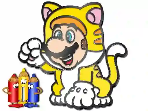 Игра Mario Rush Coloring Book онлајн