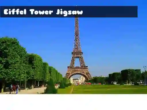 Eiffel Tower Jigsaw — free online game