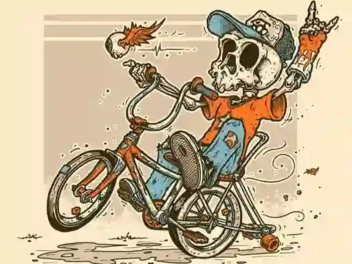 Halloween Bike Ride  — free online game
