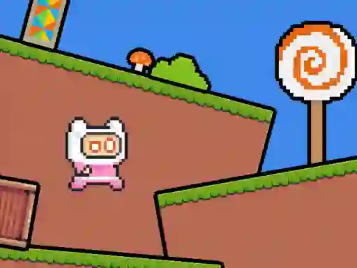 Гаме Pink Rush Speedrun Platformer онлајн