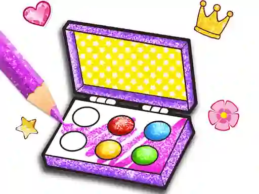 Glitter Beauty Coloring And Drawing – kostenloses Online-Spiel