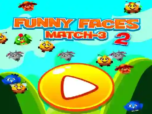 Funny Faces Match-3 2 — free online game