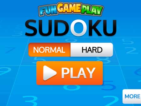 Игра Игра Судоку онлайн. Скриншот 1