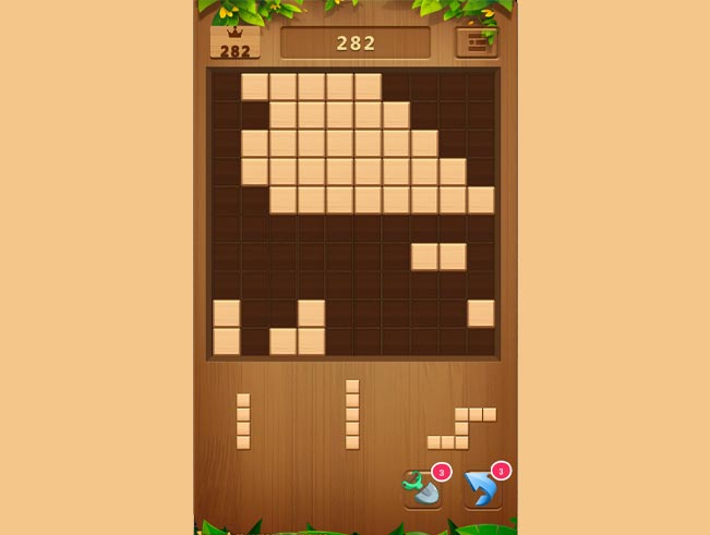 Игра Вудоку. Скриншот 2 Игра Вудоку. Скриншот 2