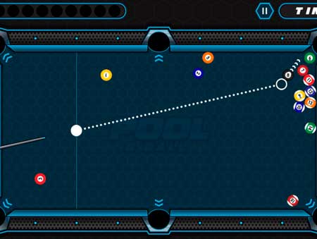 Игра Игра Бильярд онлайн. 8 Шаров. Скриншот 4