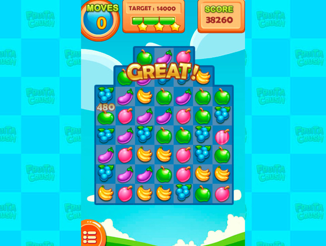 Игра Fruita Crush. Скриншот 5