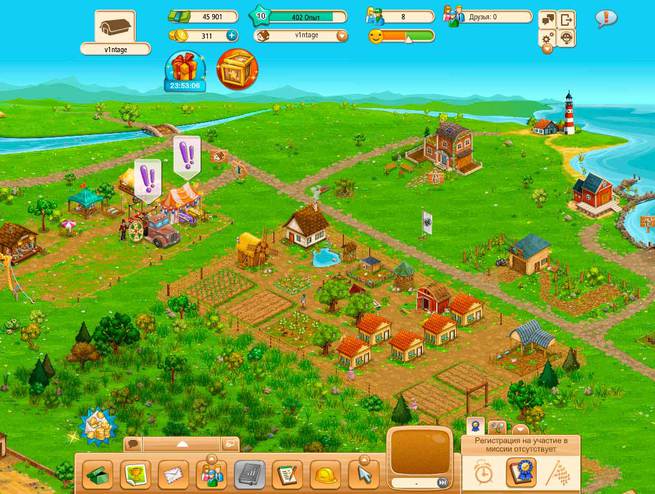 Игра Big Farm. Скриншот 2