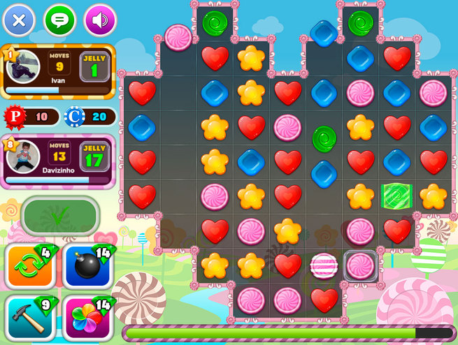 Игра Три в ряд - Конфетная Сага. Скриншот 3 Игра Три в ряд - Конфетная Сага. Скриншот 3