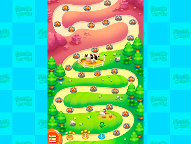 Игра Fruita Crush. Скриншот 1