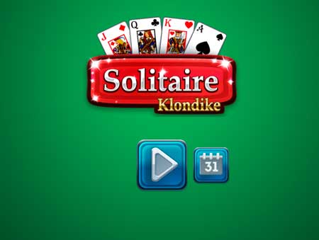 Игра Пасьянс Клондайк. Скриншот 1