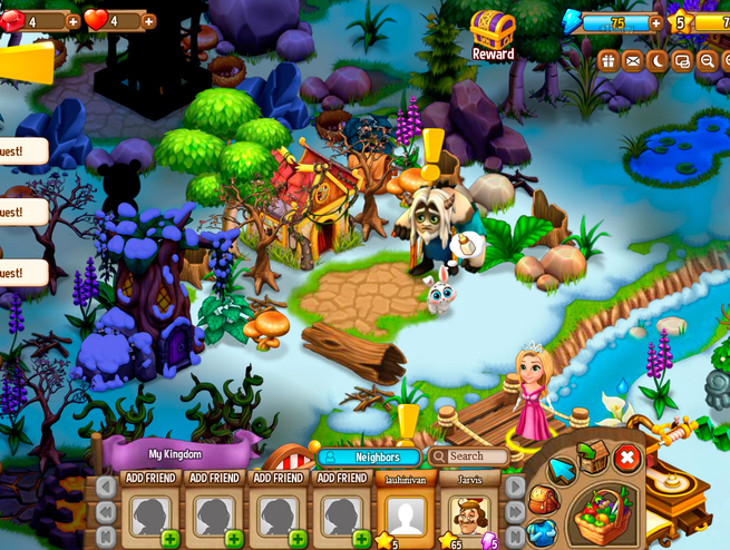 Игра Royal Story. Скриншот 1