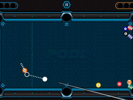 Игра Игра Бильярд онлайн. 8 Шаров. Скриншот 2