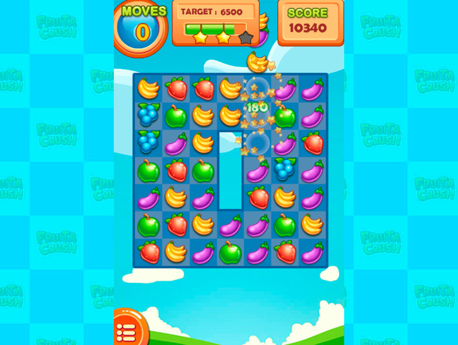 Игра Fruita Crush. Скриншот 2
