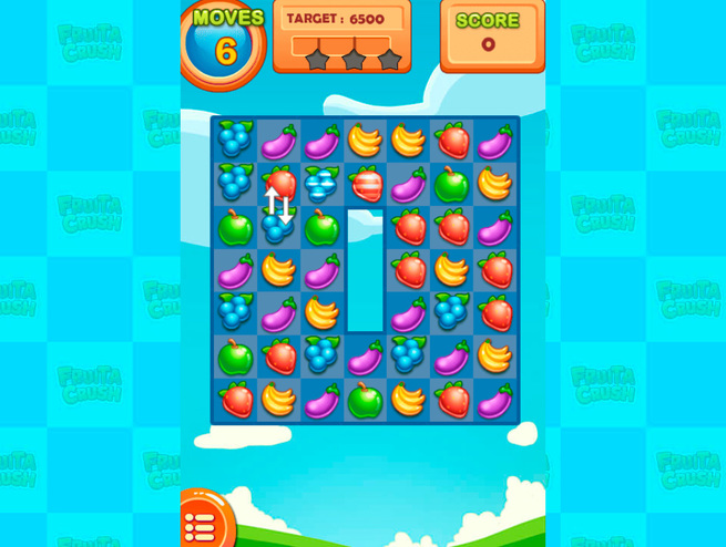 Игра Fruita Crush. Скриншот 4