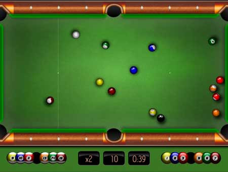 Игра Бильярд пул 8 классический. Скриншот 4 Игра Бильярд пул 8 классический. Скриншот 4