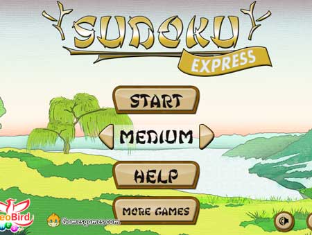 Игра Игра Судоку Экспресс. Скриншот 1
