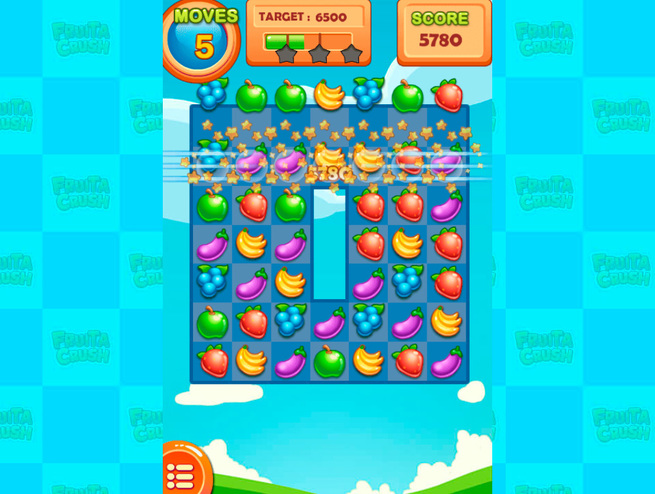 Игра Fruita Crush. Скриншот 3