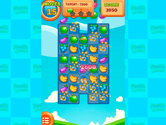 Игра Fruita Crush. Скриншот 9
