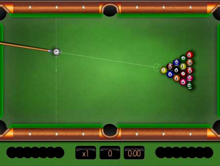 Игра Бильярд пул 8 классический. Скриншот 3 Игра Бильярд пул 8 классический. Скриншот 3