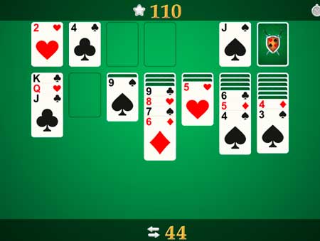 Игра Пасьянс Клондайк. Скриншот 4