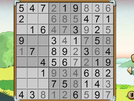 Игра Игра Судоку Экспресс. Скриншот 4