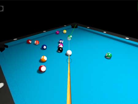 Игра Игра бильярд. Пул 8. Скриншот 4